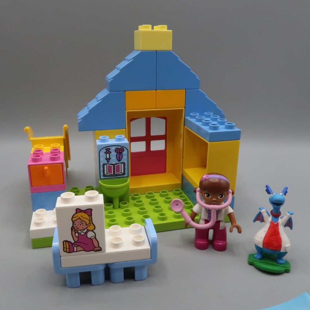 Lego Duplo Doc Mcstuffins Doctor Nurse Vet Set & Dragon Stuffy Figure Disney